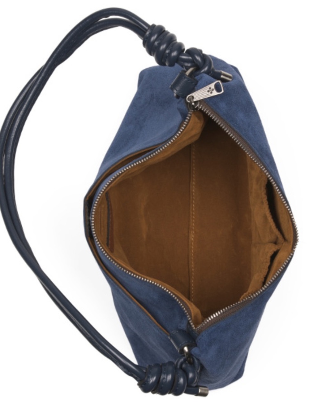 Patricia Nash Navy Suede Shoulder Bag - Picture 2 of 3